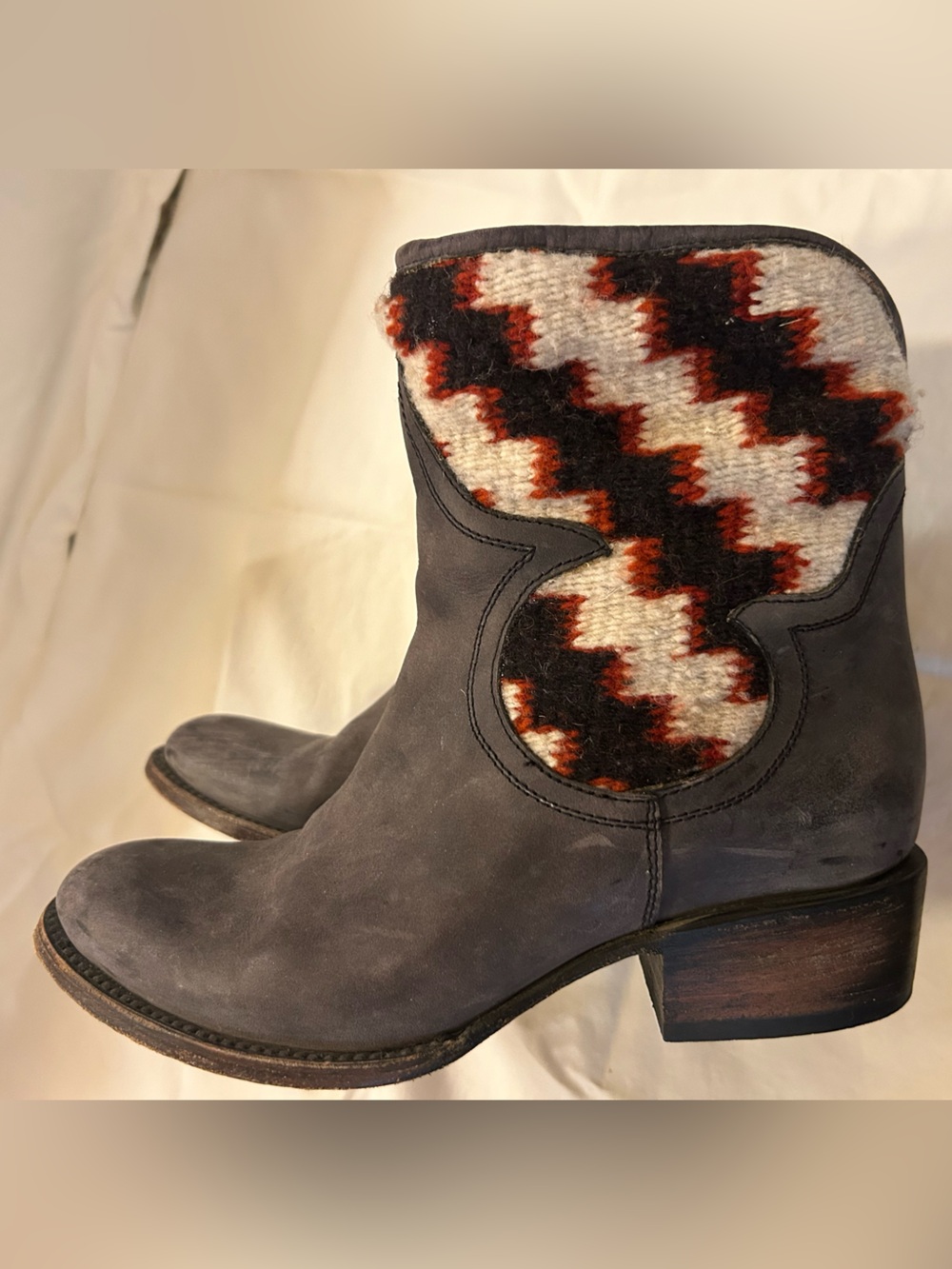 Women's Gray Sandi Aztec Free bird boots size 7